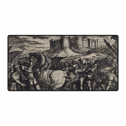 Dramatic Historical Battle Scene Desk Mat | XL Mouse Matt | Accessories For Home & Office