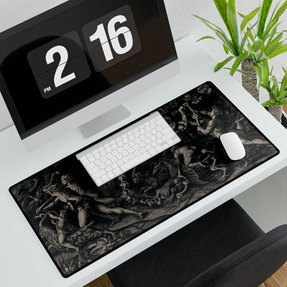 Surreal Mythological Art Desk Mat | Inspired Themes and Figures | XL Mouse Matt | Accessories For Home & Office