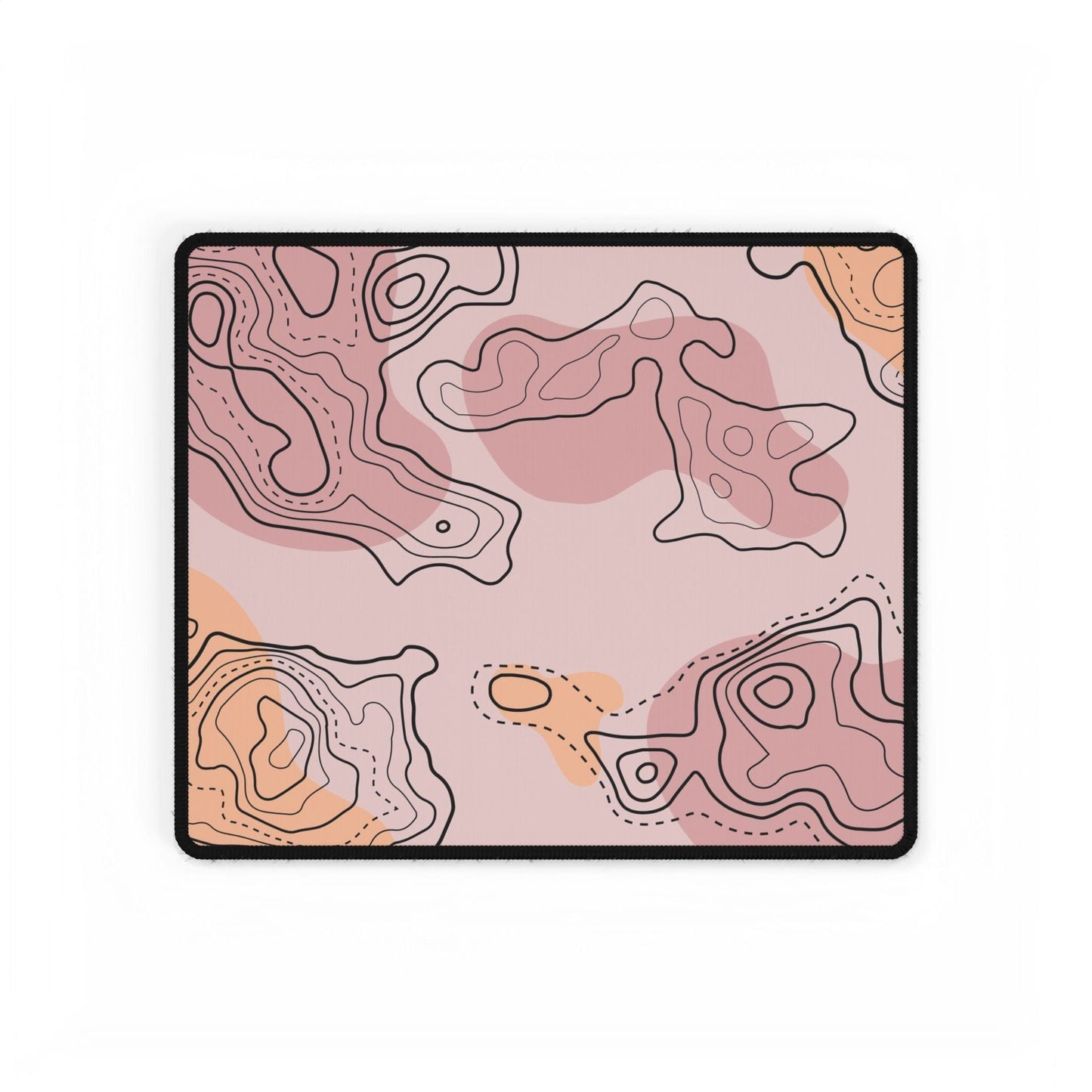 Abstract Topography Desk Mat