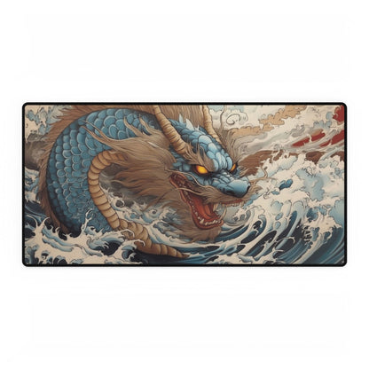 Ukiyo-e Inspired Dragon Desk Mat