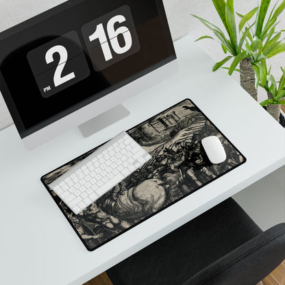 Dramatic Historical Battle Scene Desk Mat | XL Mouse Matt | Accessories For Home & Office