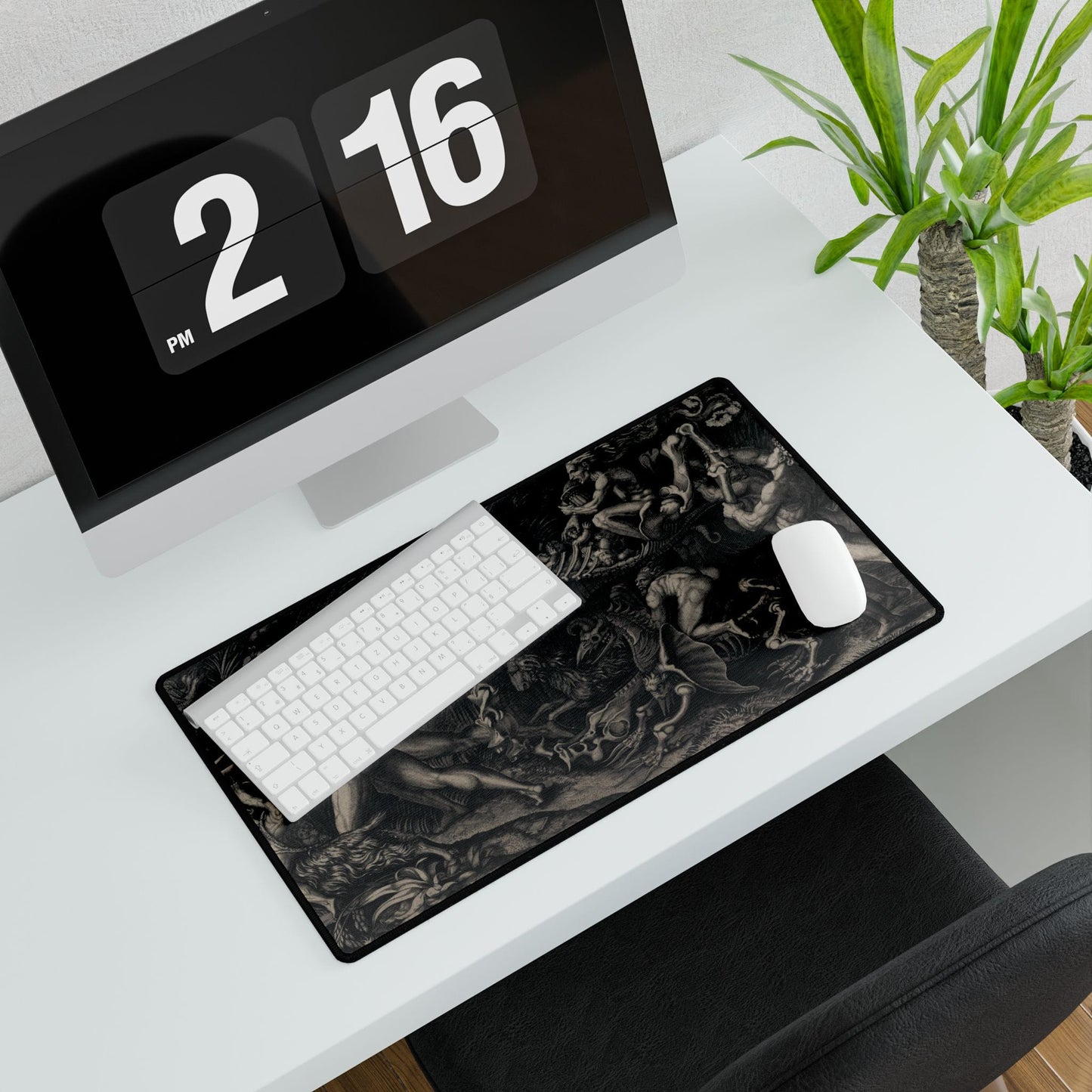 Surreal Mythological Art Desk Mat | Inspired Themes and Figures | XL Mouse Matt | Accessories For Home & Office