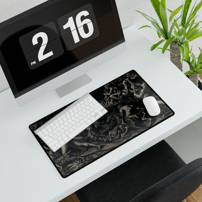 Surreal Mythological Art Desk Mat | Inspired Themes and Figures | XL Mouse Matt | Accessories For Home & Office