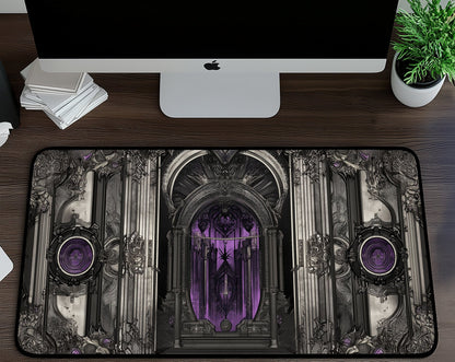 Cathedral Arch Desk Mat | Alternative Office Decor | Multiple Size Options