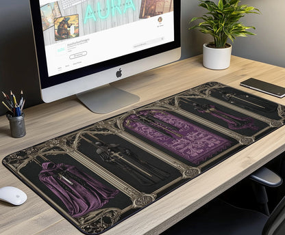 Clergy Tapestry Desk Mat | Alternative Office Decor | Multiple Size Options