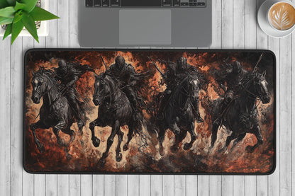 Four Horseman Desk Mat | Alternative Office Decor | XL Size