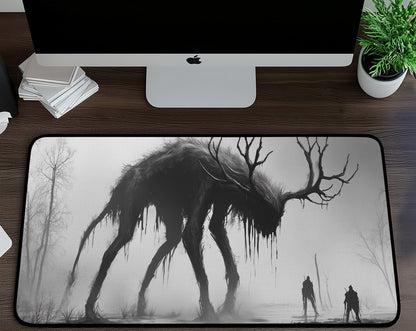 Mysterious Creature Desk Mat | Alternative Office Decor | Multiple Size Options