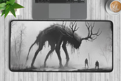 Mysterious Creature Desk Mat | Alternative Office Decor | Multiple Size Options