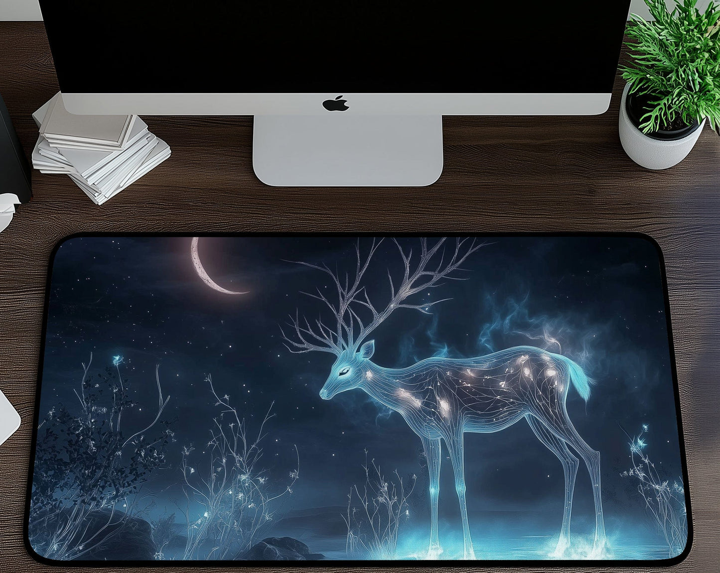 Enchanted Dear Desk Mat | Alternative Office Decor | Multiple Size Options