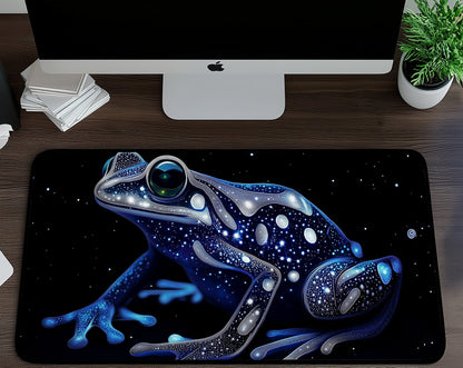 Starry Frog Desk Mat | Alternative Office Decor | Multiple Size Options