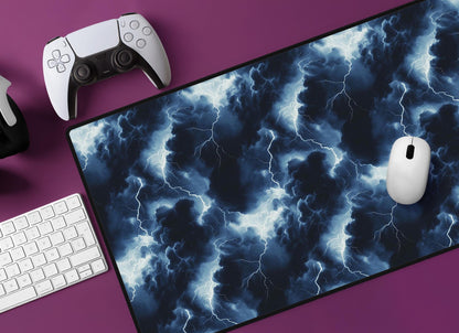 Storm Clouds Desk Mat | Alternative Office Decor | Multiple Size Options