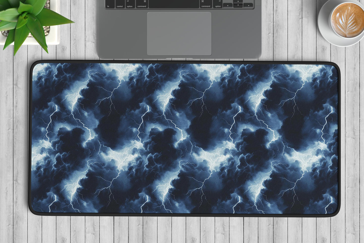 Storm Clouds Desk Mat | Alternative Office Decor | Multiple Size Options