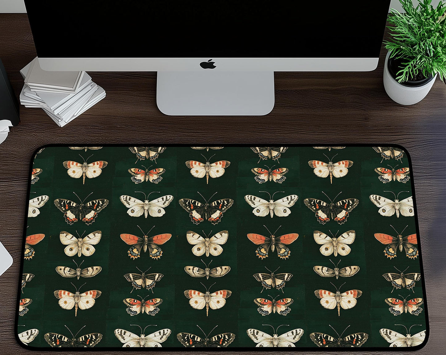 Butterfly Desk Mat | Alternative Office Decor | Multiple Size Options