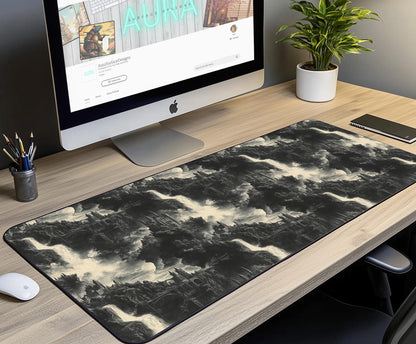 Enchanted Landscape Desk Mat | Alternative Office Decor | Multiple Size Options