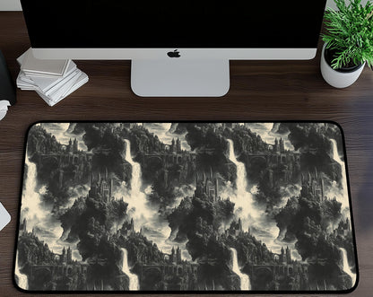 Enchanted Landscape Desk Mat | Alternative Office Decor | Multiple Size Options