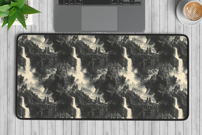 Enchanted Landscape Desk Mat | Alternative Office Decor | Multiple Size Options