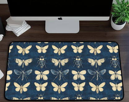 Insect Pattern Desk Mat | Alternative Office Decor | Multiple Size Options