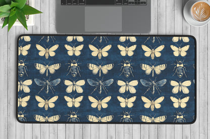 Insect Pattern Desk Mat | Alternative Office Decor | Multiple Size Options