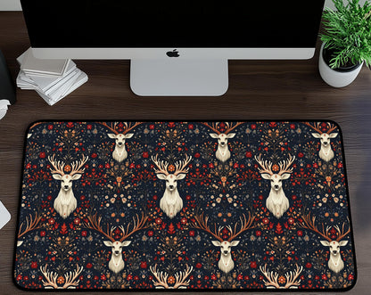 Deer Pattern Desk Mat | Alternative Office Decor | Multiple Size Options