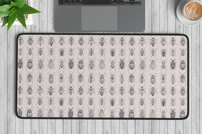 Insect Illustrations Desk Mat | Alternative Office Decor | Multiple Size Options