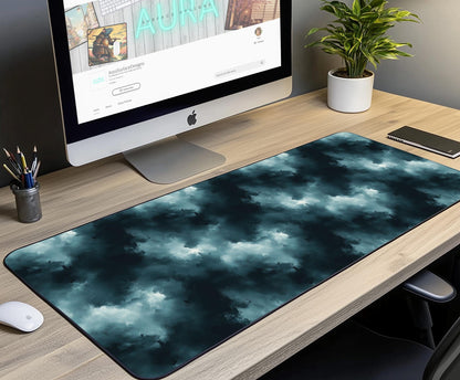 Dark Cloud Desk Mat | Alternative Office Decor | Multiple Size Options