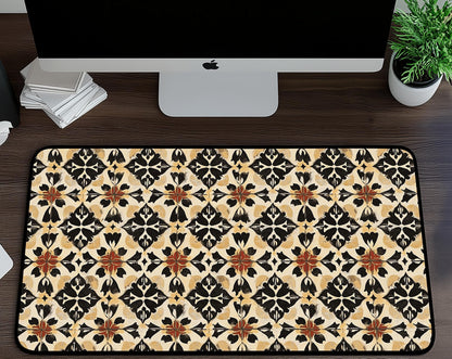 Tile Pattern Desk Mat | Alternative Office Decor | Multiple Size Options