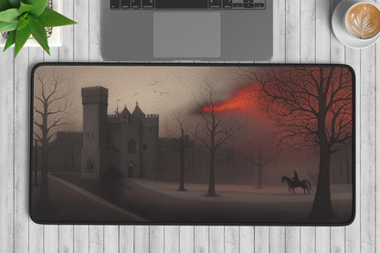 Mysterious Castle Desk Mat | Alternative Office Decor | Multiple Size Options