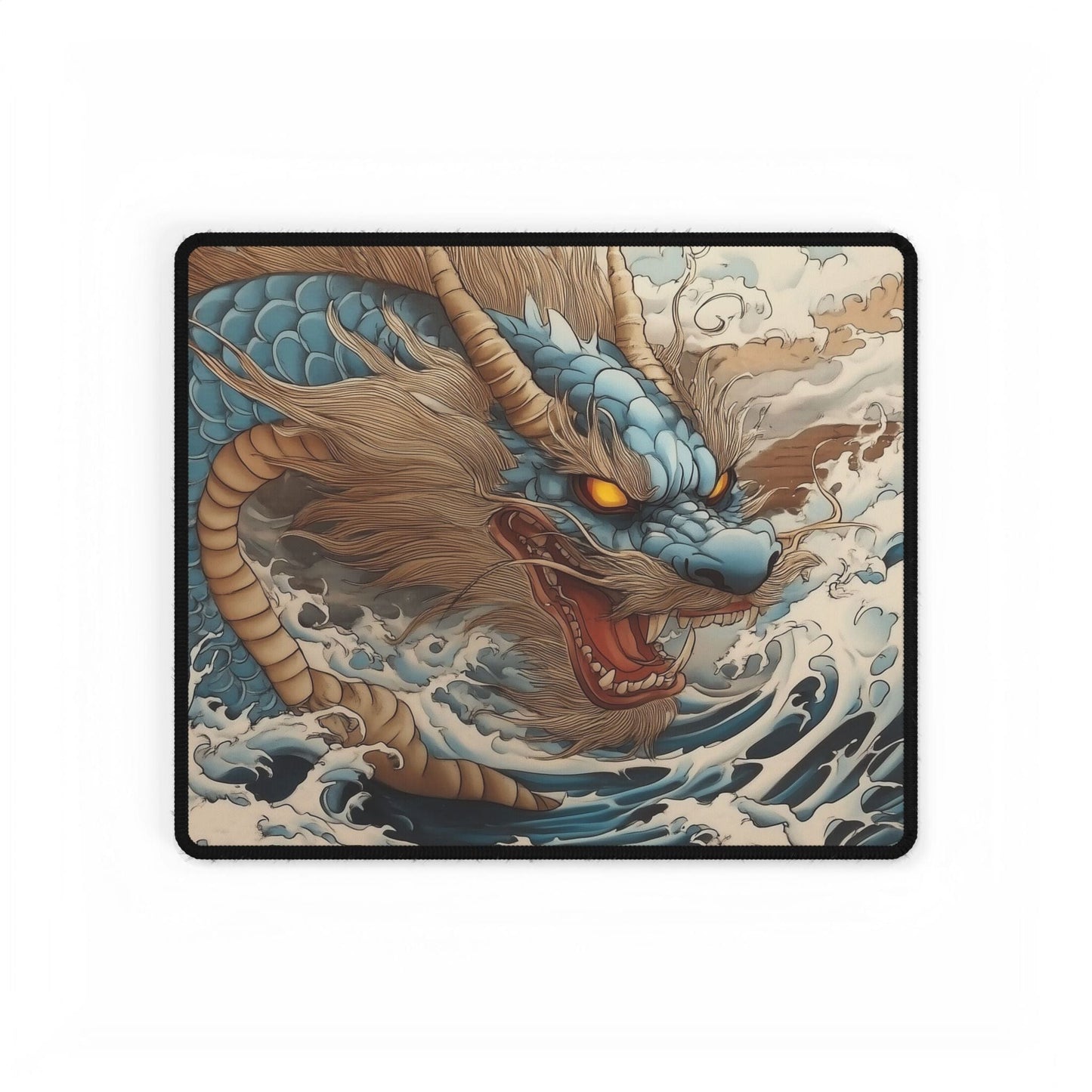 Ukiyo-e Inspired Dragon Desk Mat