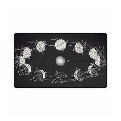 Astrological Zodiac Sign Desk Mat | Celestial Design for Astrology Lovers | XL Mouse Matt | Accessories For Home & Office
