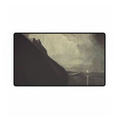 Moody Landscape Desk Mat | Abstract Art Decor | XL Mouse Matt | Accessories For Home & Office