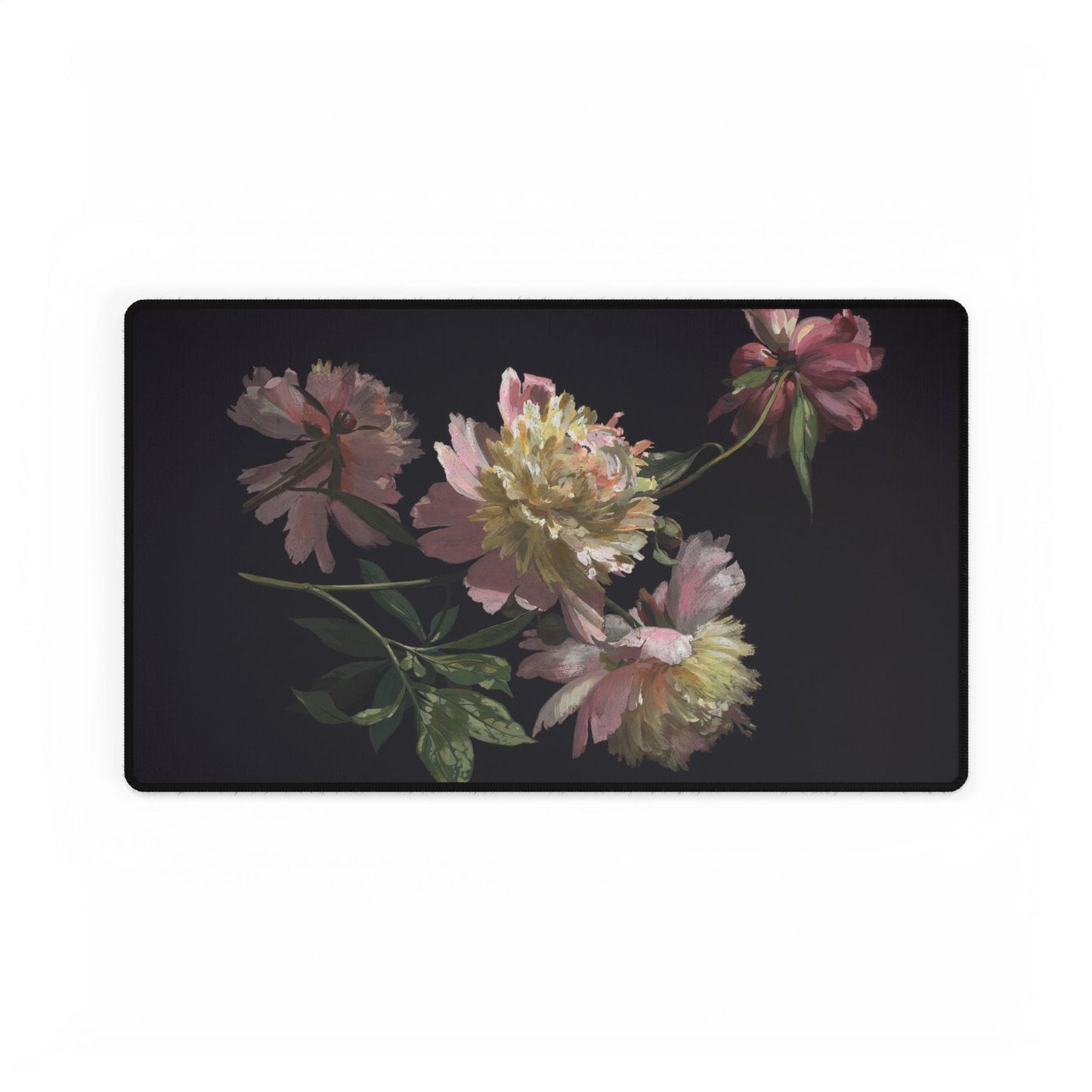 Elegant Floral Design Desk Mat | Perfect for Home Office Decor | XL Mouse Matt | Accessories For Home & Office
