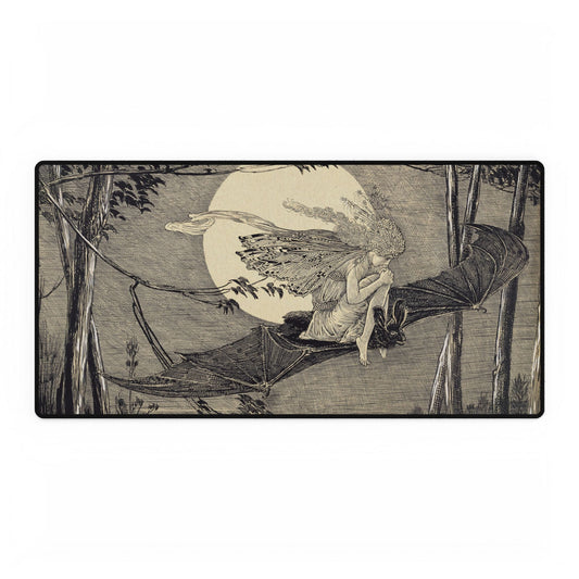 Vintage Fairy Art Desk Mat
