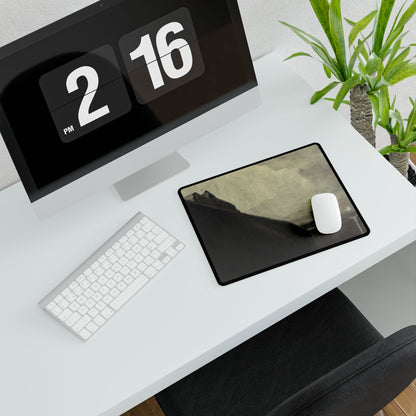 Moody Landscape Desk Mat | Abstract Art Decor | XL Mouse Matt | Accessories For Home & Office