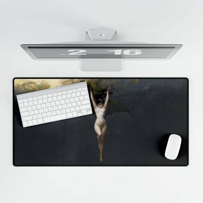 Dark Fantasy Winged Woman Desk Mat | XL Mouse Matt | Accessories For Home & Office