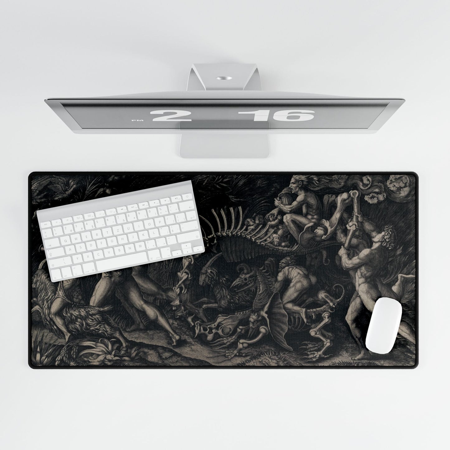 Surreal Mythological Art Desk Mat | Inspired Themes and Figures | XL Mouse Matt | Accessories For Home & Office