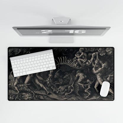 Surreal Mythological Art Desk Mat | Inspired Themes and Figures | XL Mouse Matt | Accessories For Home & Office