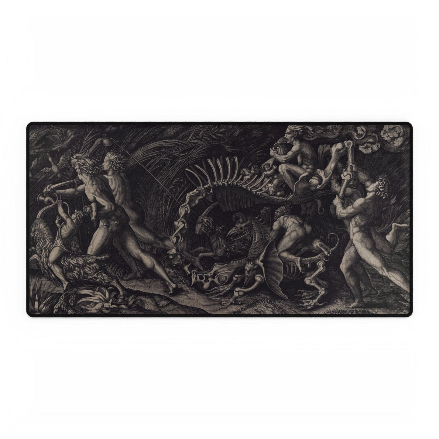 Surreal Mythological Art Desk Mat | Inspired Themes and Figures | XL Mouse Matt | Accessories For Home & Office
