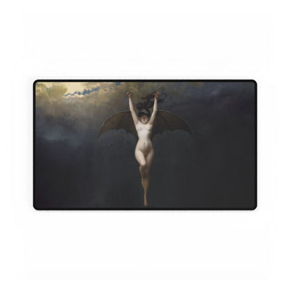 Dark Fantasy Winged Woman Desk Mat | XL Mouse Matt | Accessories For Home & Office