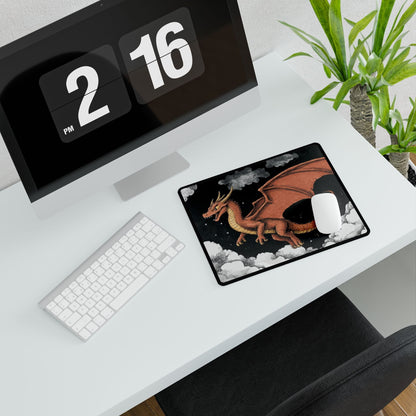 Dragon Artwork Desk Mat | Alternative Office Decor | Multiple Size Options