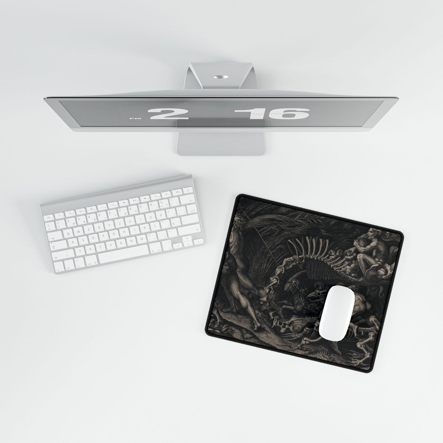 Surreal Mythological Art Desk Mat | Inspired Themes and Figures | XL Mouse Matt | Accessories For Home & Office