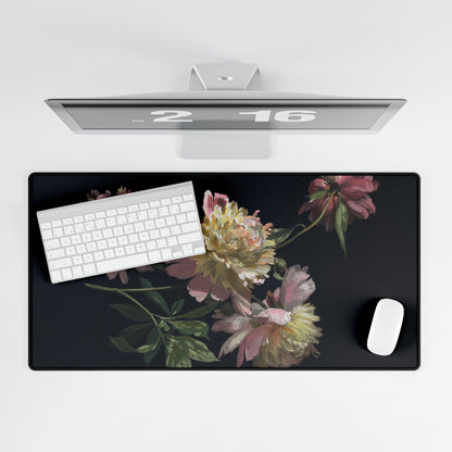 Elegant Floral Design Desk Mat | Perfect for Home Office Decor | XL Mouse Matt | Accessories For Home & Office