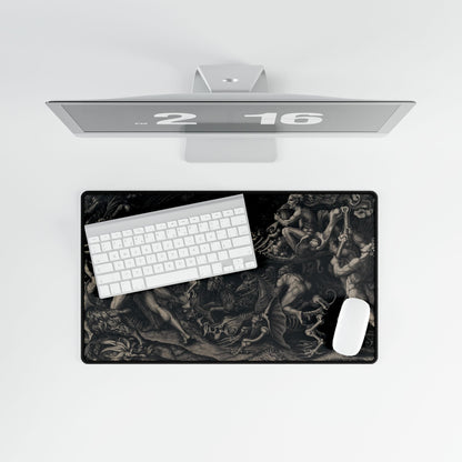 Surreal Mythological Art Desk Mat | Inspired Themes and Figures | XL Mouse Matt | Accessories For Home & Office