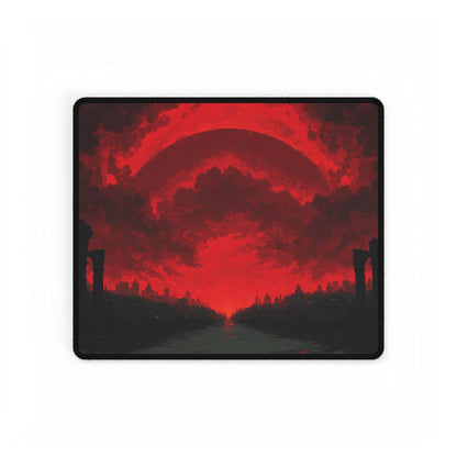 Red Runes Desk Mat