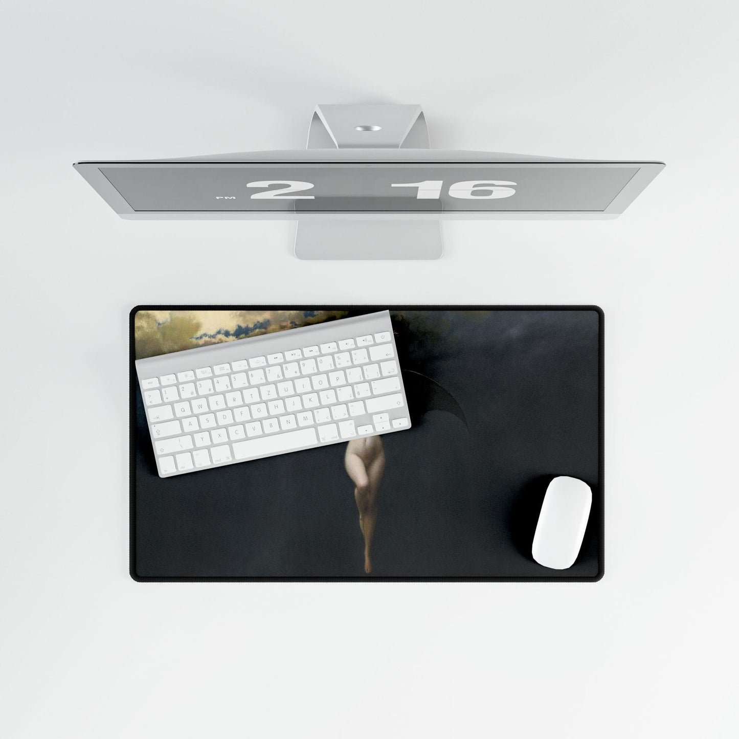 Dark Fantasy Winged Woman Desk Mat | XL Mouse Matt | Accessories For Home & Office