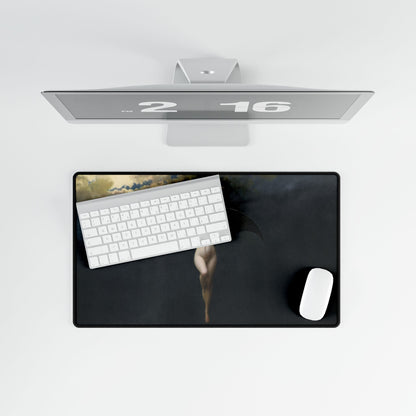Dark Fantasy Winged Woman Desk Mat | XL Mouse Matt | Accessories For Home & Office