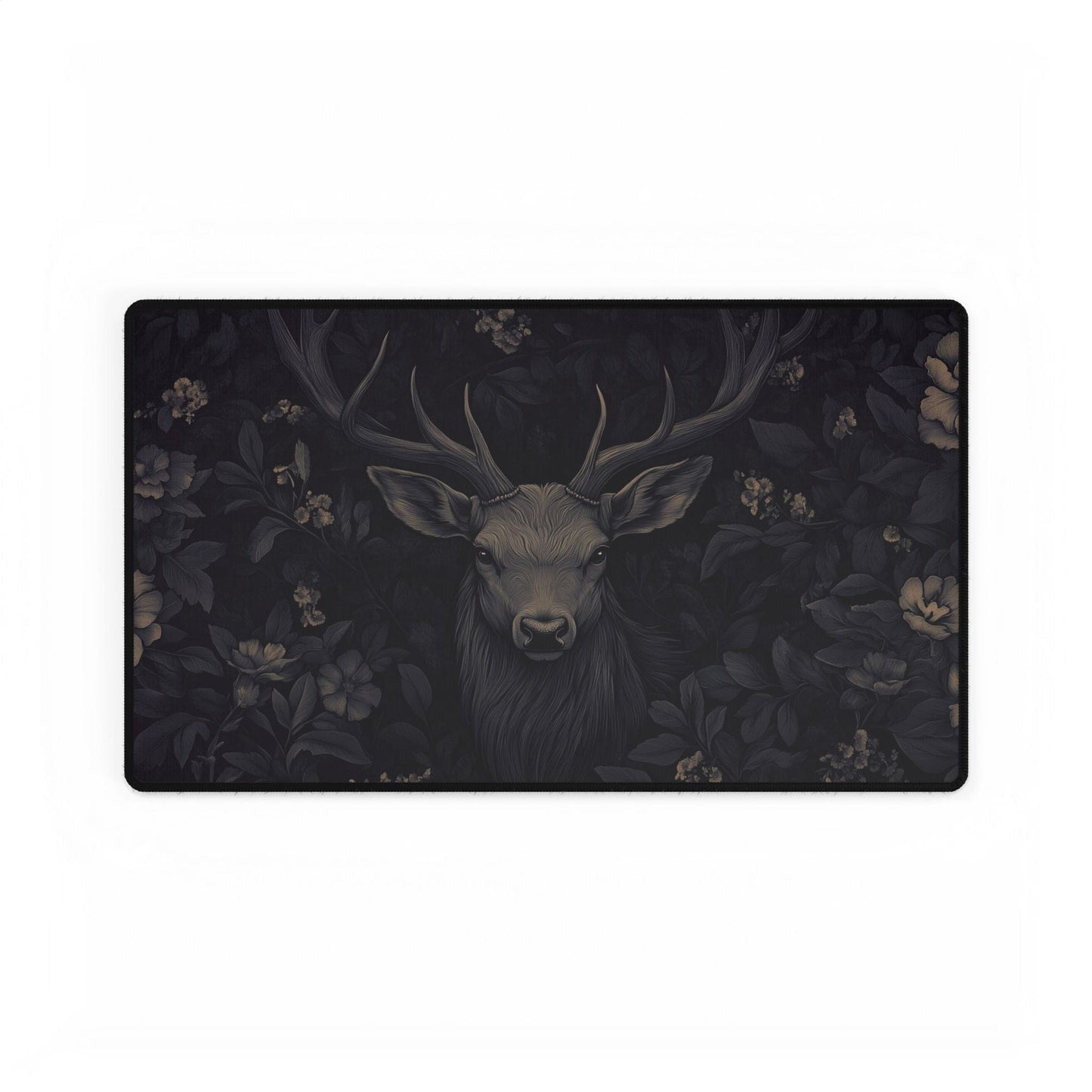 Black Deer Desk Mat