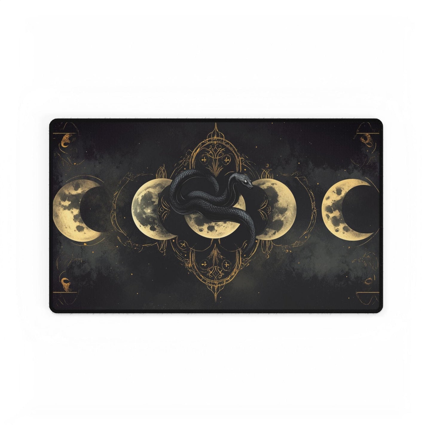 Snake & Moon Desk Mat
