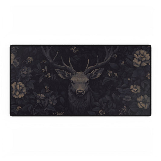 Black Deer Desk Mat