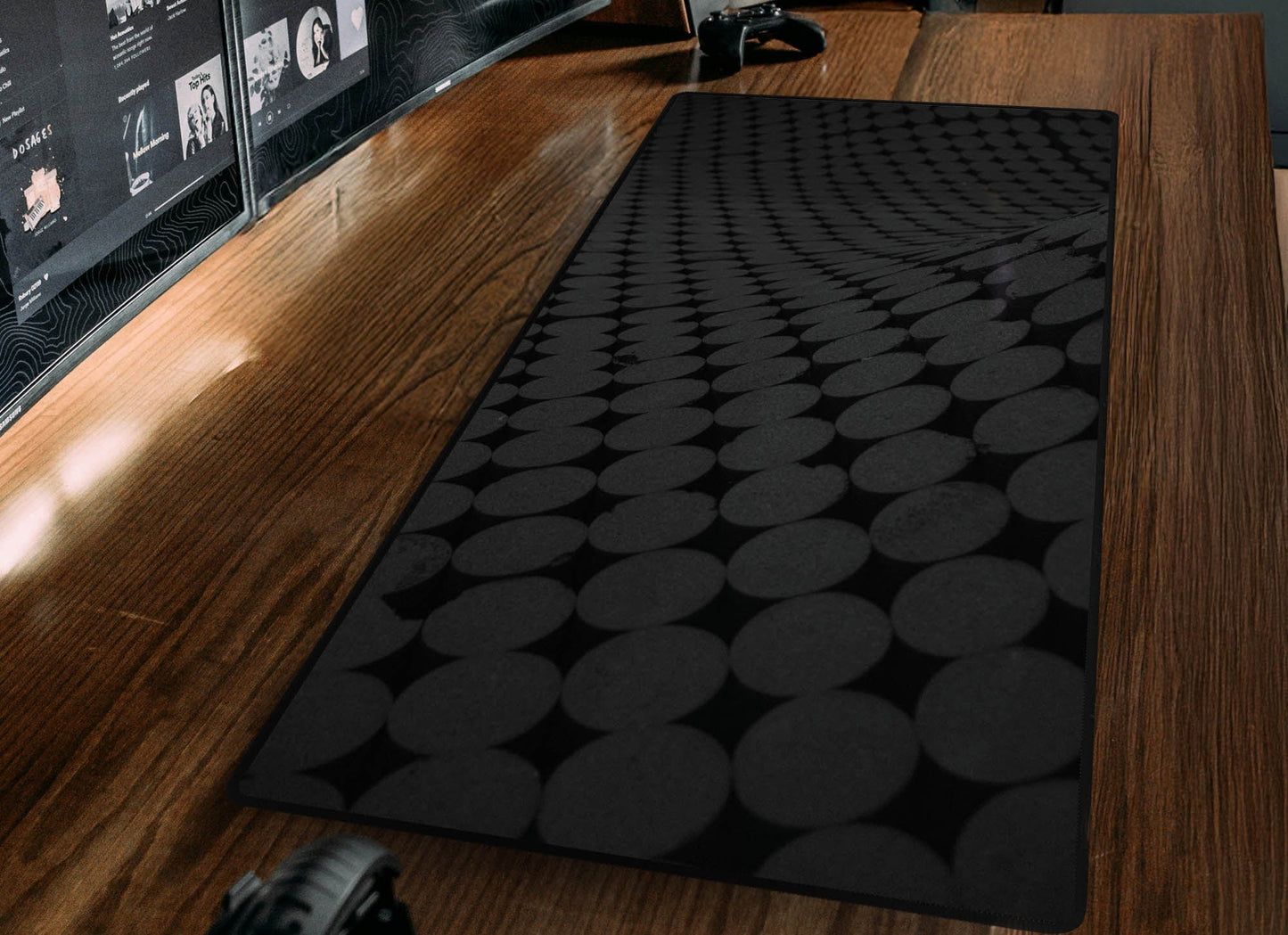 Circular Pattern Desk Mat