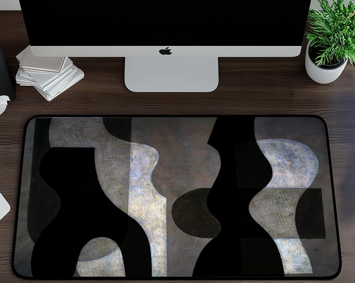 Abstract Desk Mat | Alternative Office Decor | Multiple Size Options